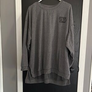 Maurices Charcoal Knit Tunic Top